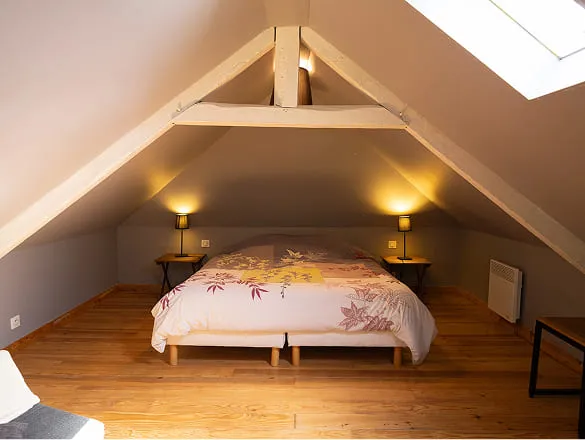 chambre du gite la petite maison de rose 