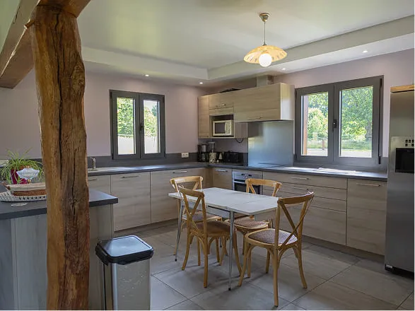 cuisine de la roseliere, gite normand pour 8 personnes