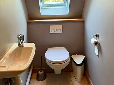 WC de l'ancienne écurie, gite typique normand