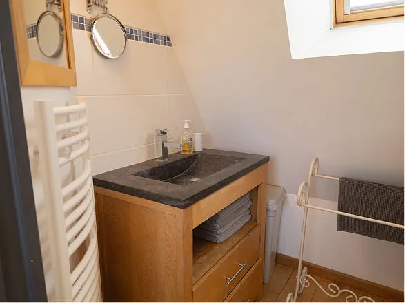 salle de bain etage de la roseliere, gite normand pour 8 personnes